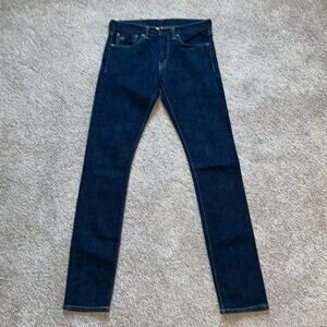 Ralph Lauren Double RL Stretch Skinny Fit Japan Woven Selvedge Denim 26
